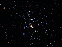 NGC 1857  Open cluster in Auriga. Taken at home on 02/14/13.  PlaneWave CDK 12.5" scope, ST-10XME camera. 300 seconds/frame, total time 1 hour 5 minutes (LRGB = 30:10:10:15 minutes).