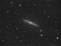 NGC 4013  Barred spiral galaxy in Ursa Major. Taken on 04/07/14 - 05/30/14. Planewave CDK 12.5", SBIG ST-10XME camera. 300 seconds/image, total time 13h 15m (L:Clear = 355:480 minutes).