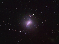NGC 4214  Star forming galaxy in Canes Venatici. Taken at home on 03/24/09 and 03/26/09.  Meade RCX400 10" scope, ST-10XME camera. 300 seconds/frame, total time 325 minutes (LRGB=205:40:40:40).
