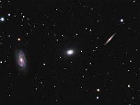 NGC 5982  Draco Trio. Taken at home on 06/16/10. Meade RCX400 10" scope, ST-10XME camera. 300 seconds/frame for RGB. Total time 240 minutes (LRGB=120:40:40:40).