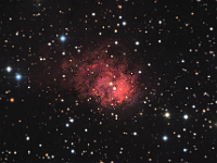 NGC 7538  Molecular Cloud Complex in Cepheus. Taken on 07/29/16 - 09/06/16. Planewave CDK 12.5", SBIG ST-10XME camera. 300 seconds/image, total time 20h 10m (LRGB = 800:135;130:145 minutes).